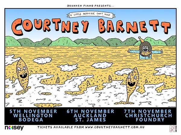 Courtney Barnett tour poster