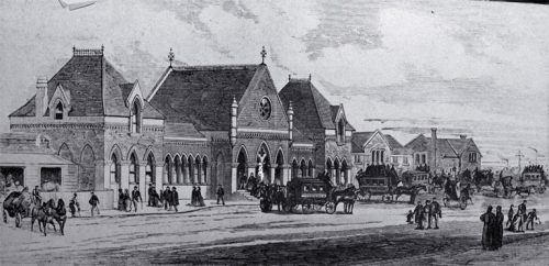 Christchurch railway station [1878] CCL PhotoCD 18, IMG0028